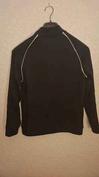 Chaqueta Adidas Negra con Rayas Blancas