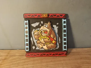 Cuadro Decorativo Madera de DonkeyKong Bananza.