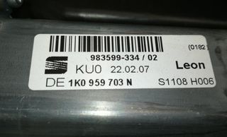153851 elevalunas tras izq 1k0959703n seat leon