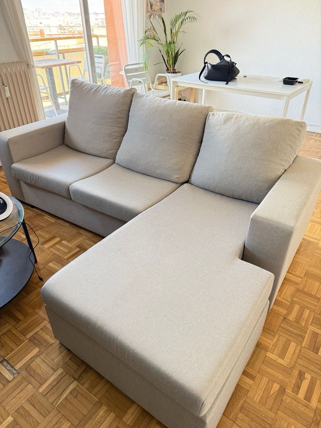 Sofá 2 plazas + Chaiselongue