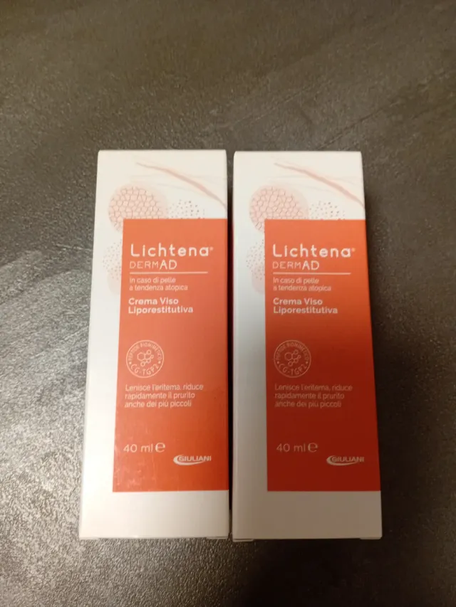 Lichtena DermAD Crema Viso 2x40ml