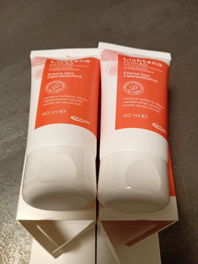 Lichtena DermAD Crema Viso 2x40ml
