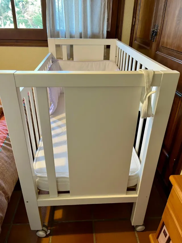 Cuna Micuna Madera Blanca