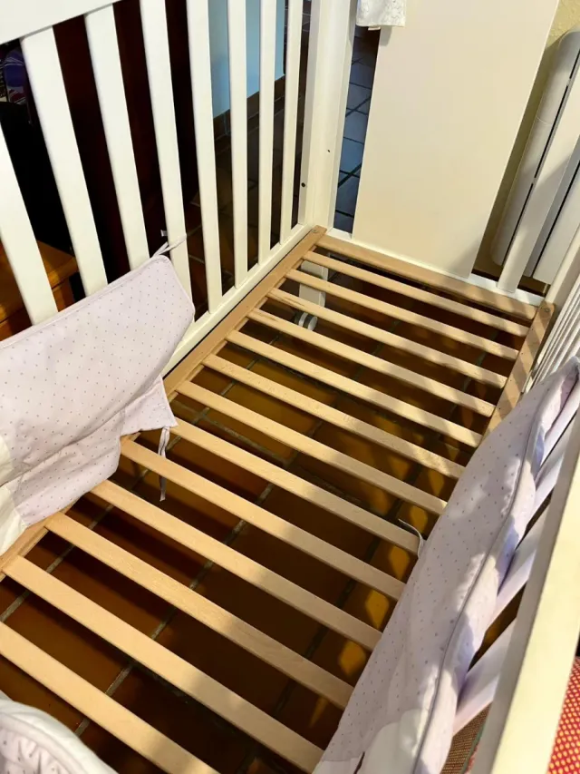 Cuna Micuna Madera Blanca