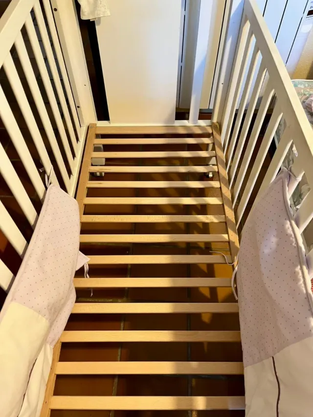 Cuna Micuna Madera Blanca