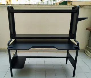 Escritorio Gaming Freede Negro Metal