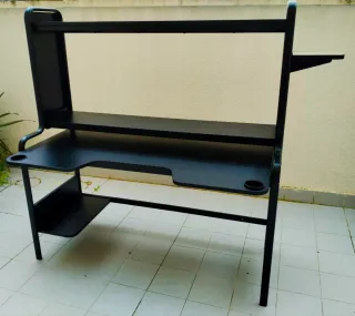 Escritorio Gaming Freede Negro Metal