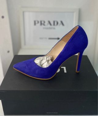 Zapatos Lodi Talla 38 Azul Eléctrico
