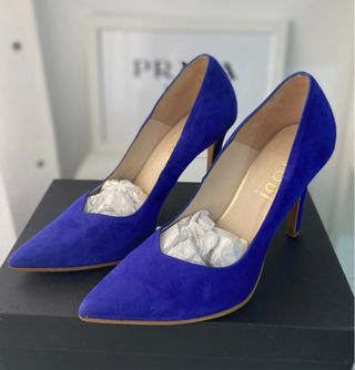 Zapatos Lodi Talla 38 Azul Eléctrico