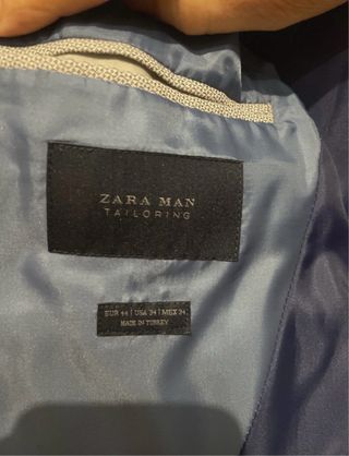 Traje Zara Man Tailoring Gris
