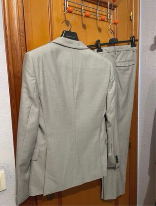 Traje Zara Man Tailoring Gris