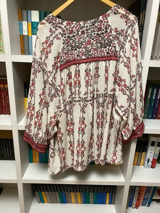 Camisa Couchel T2XL+ (58/60) blanco y rojo