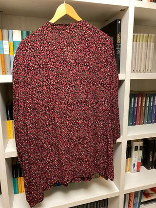 Camisa Couchel T2XL+ (58/60) granate estampada 