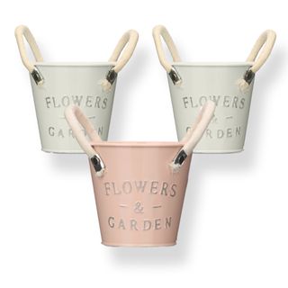 3 Macetas Cuerda Flores Jardín