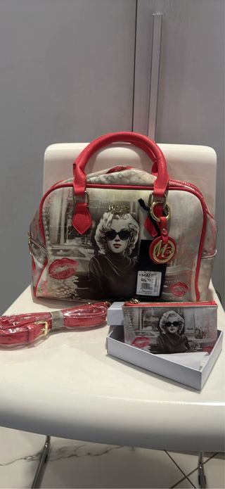 Borsa Marilyn Monroe con portafoglio