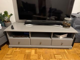 Mueble TV IKEA Liatorp Gris