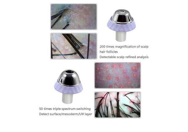 Analizador de piel y cabello HD 11