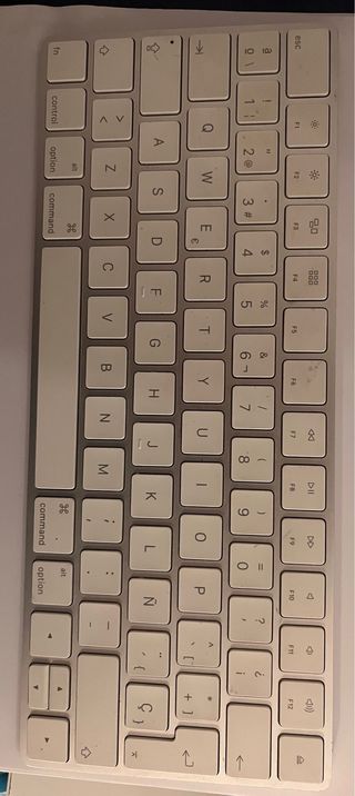 Teclado y Ratón Apple Plata/Blanco
