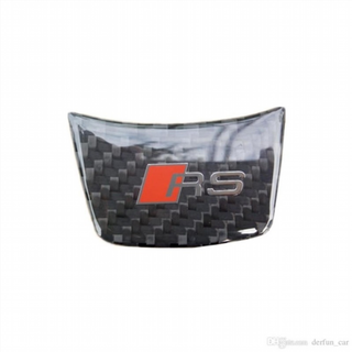 Emblema logo volante audi rs carbono