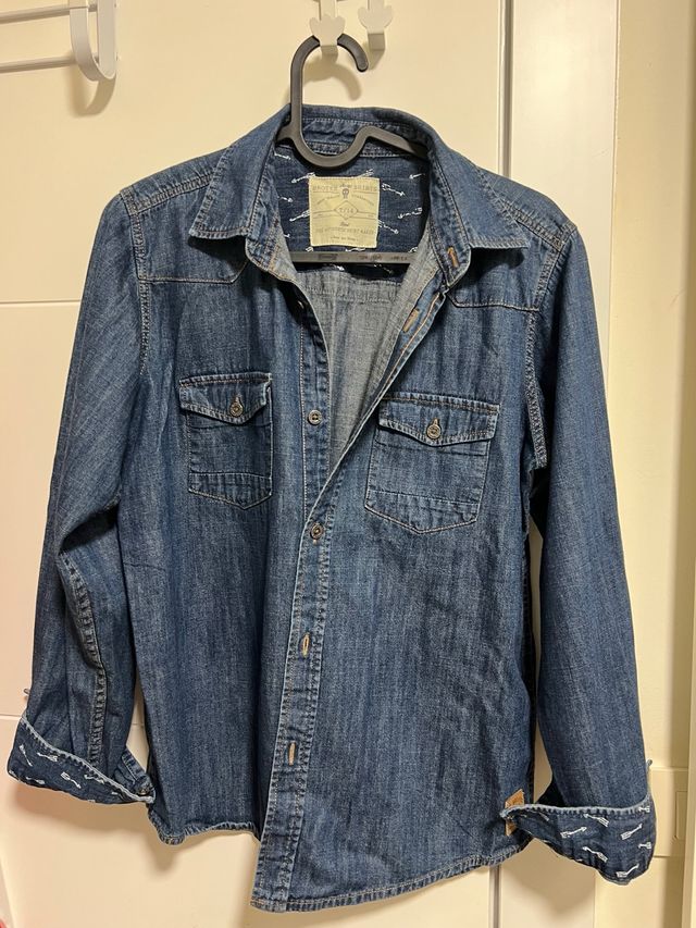 Camisa vaquera Brotes chico talla 14