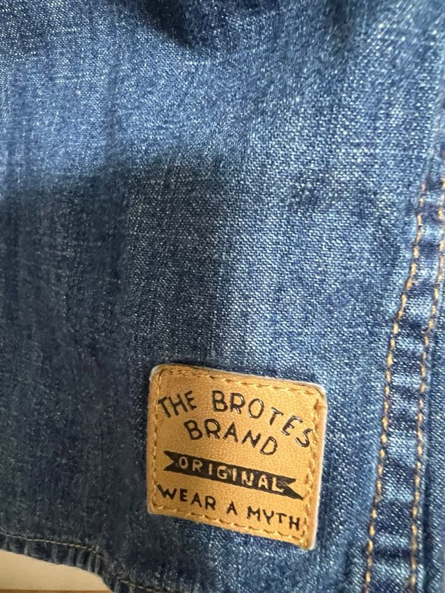 Camisa vaquera Brotes chico talla 14