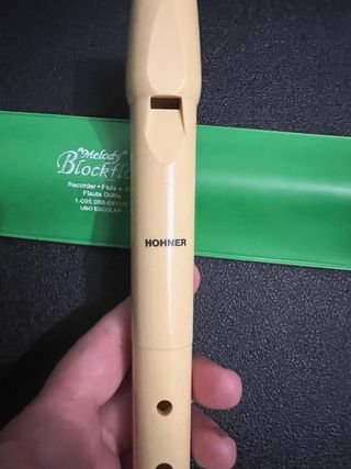 Flauta dulce Hohner Blockflöte beige