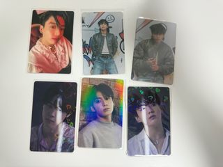 Photocards BTS Jungkook + holo golden japan