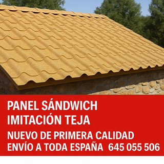 Panel Sándwich Imitación Teja