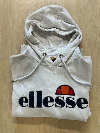 Felpa con cappuccio Ellesse Bianca/Panna