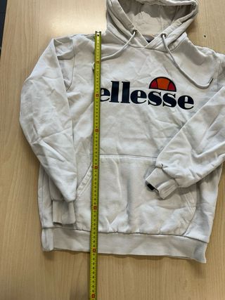 Felpa con cappuccio Ellesse Bianca/Panna