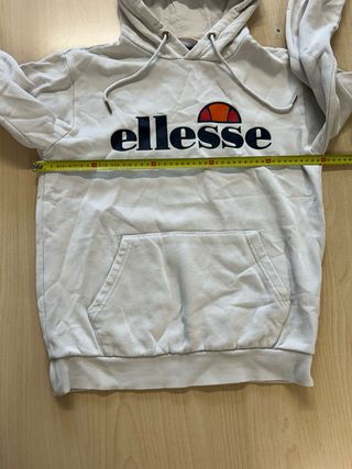 Felpa con cappuccio Ellesse Bianca/Panna