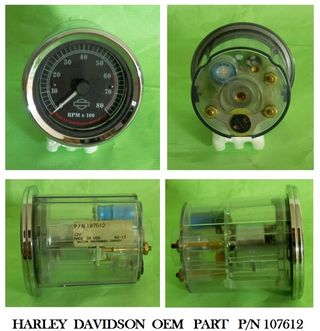 Cuentarrevoluciones Tacómetro Harley P/N 107612