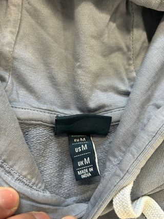 Felpa Ellesse Grigio/Azzurro con Logo