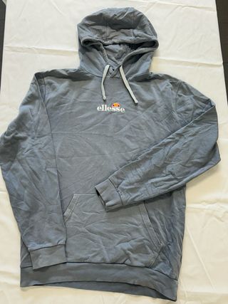 Felpa Ellesse Grigio/Azzurro con Logo