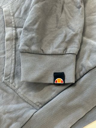 Felpa Ellesse Grigio/Azzurro con Logo