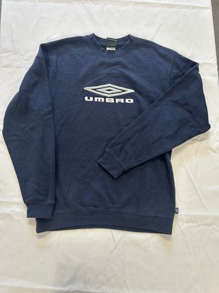 Felpa Umbro Girocollo Blu Vintage Sportswear