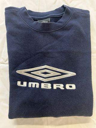 Felpa Umbro Girocollo Blu Vintage Sportswear