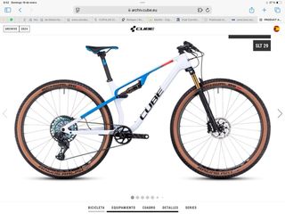 BICI MTB CUBE AMS ZERO99 SLT. 100 KM USO