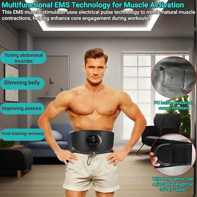 Warmforwel Estimulador Muscular EMS 6 Modos USB