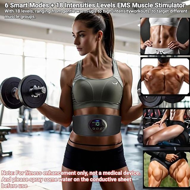 Warmforwel Estimulador Muscular EMS 6 Modos USB
