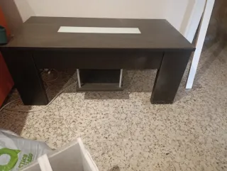 Mesa de centro madera y cristal