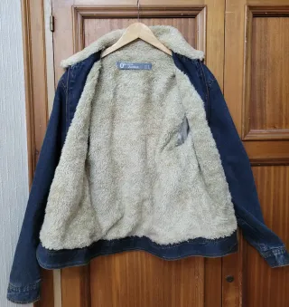 Cazadora Vaquera Hombre Azul