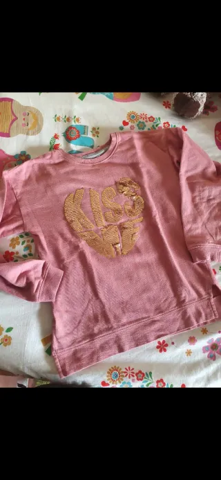 Sudadera niña lentejuelas