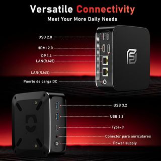 Mini PC 16GB RAM 512GB SSD W11 Office 2024 - Nuevo