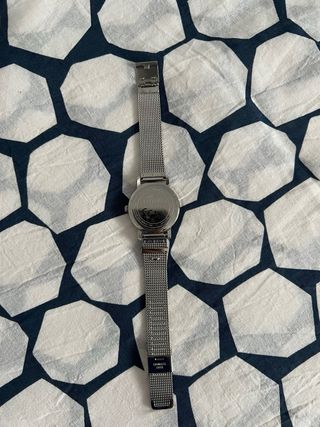 Reloj Lotus Plateado Malla Metálica