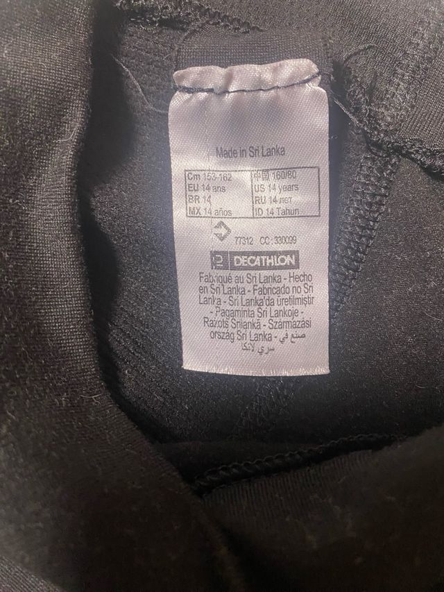 Térmica Wedze cuello alto 14 años