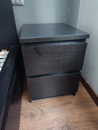 Conjunto dormitorio completo modelo MALM (Ikea)