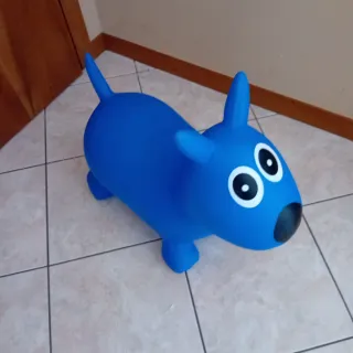 Cavallino Gonfiabile Blu