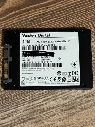 WD Red SA500 SSD 4TB SATA 2.5 NAS