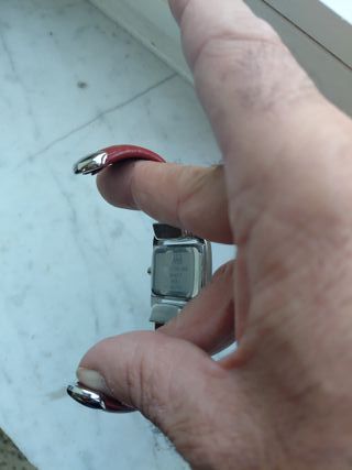 Orologio Torner donna acciaio e cuoio rosso